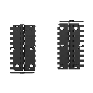 3.5 HINGE 1/4 RAD MABL 3PK